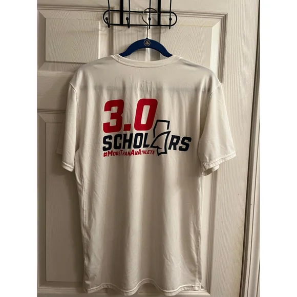 NIKE MEN’S OLE MISS 3.0 SCHOLAR TEE~ LG - Picture 4 of 9